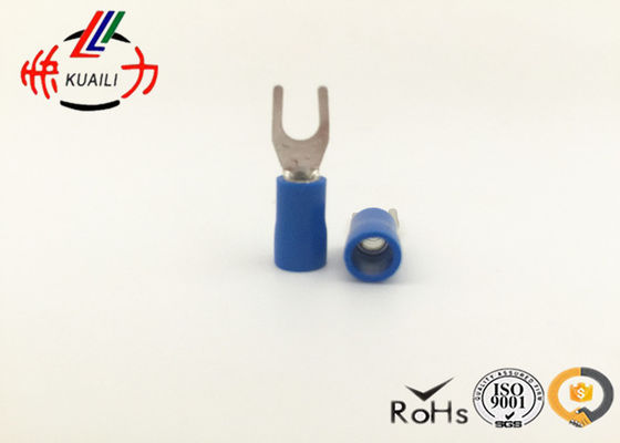 Connettore femminile blu della vanga isolato PVC dello SV 2-4/tipo di rame in scatola ansa delle anse U del cavo
